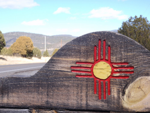The symbol of the State of New Mexico.